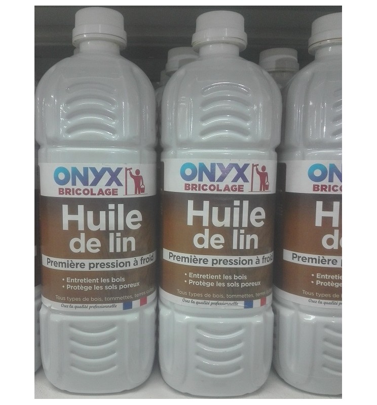 huile de lin onyx 1L